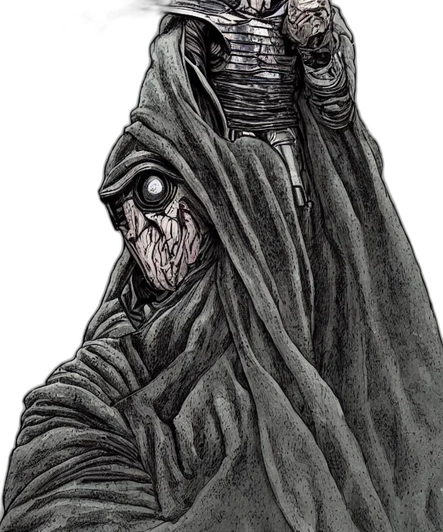 mask, face, creature, jacket transparent PNG cut-out