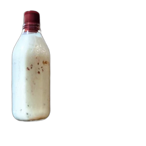 bottle, food, animal, dirty, milk, cow, inside, rusted transparent PNG cut-out
