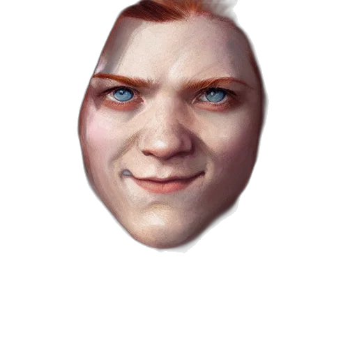 face, mask, creature, staff transparent PNG cut-out