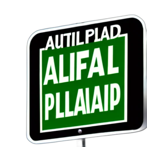 sign, says, artificial, plagiarist transparent PNG cut-out
