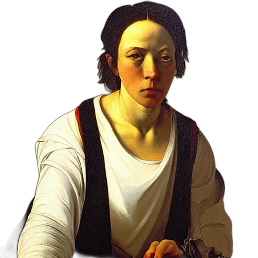 face, staff, jewelry, sword, oil painting, photorealistic, concept art, fantasy art transparent PNG cut-out