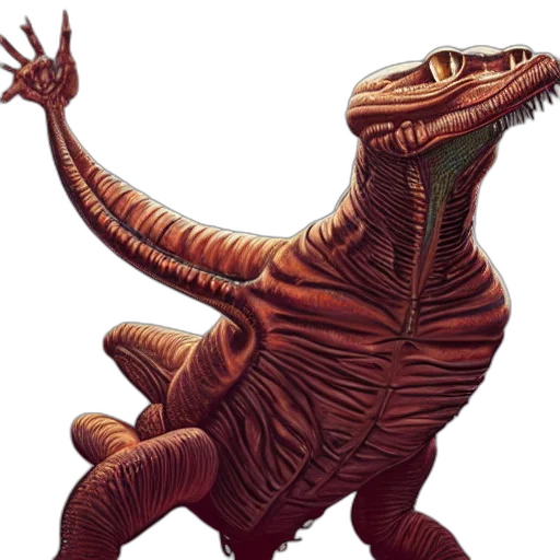 dragon, creature, animal, staff transparent PNG cut-out