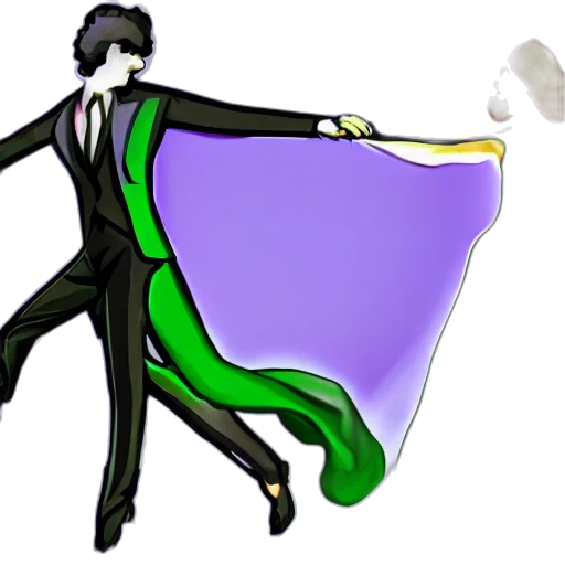 umbrella, staff, jacket, concept art transparent PNG cut-out