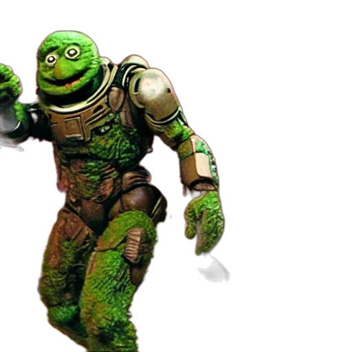 creature, robot, animal, 3d render, concept art, outer space, doom, guy transparent PNG cut-out