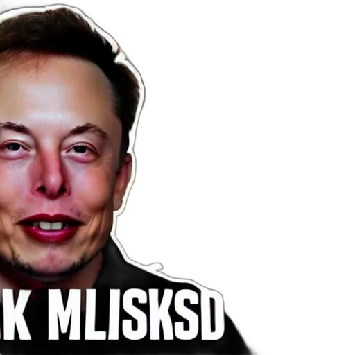mask, face, youtube, thumbnail, showing, elon, musk, alien transparent PNG cut-out