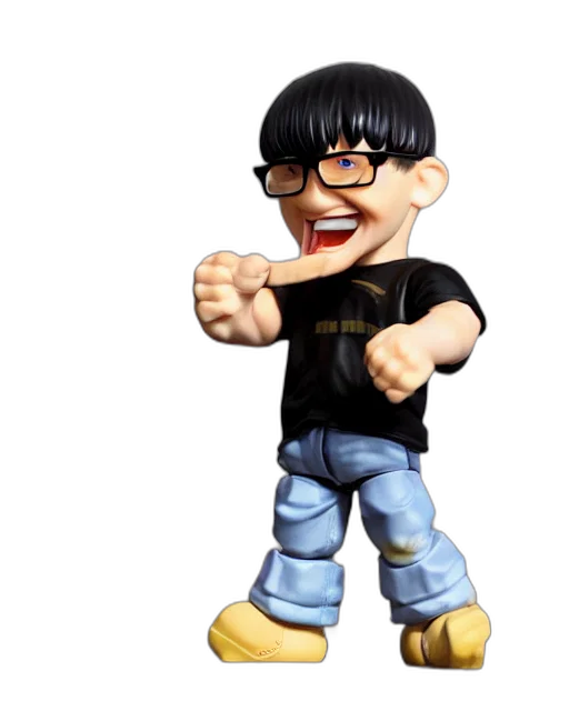 staff, cartoon, 3d render, photorealistic transparent PNG cut-out