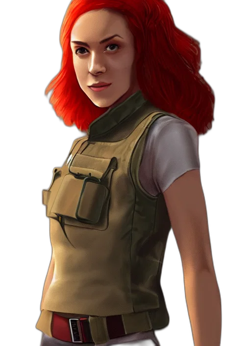 jacket, staff, face, weapon transparent PNG cut-out