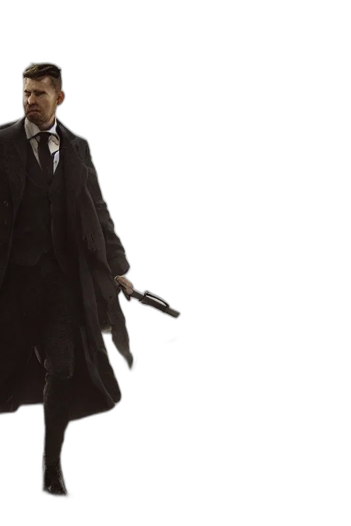 jacket, staff, weapon, concept art transparent PNG cut-out
