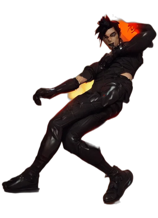 jacket, creature, 3d render, concept art transparent PNG cut-out