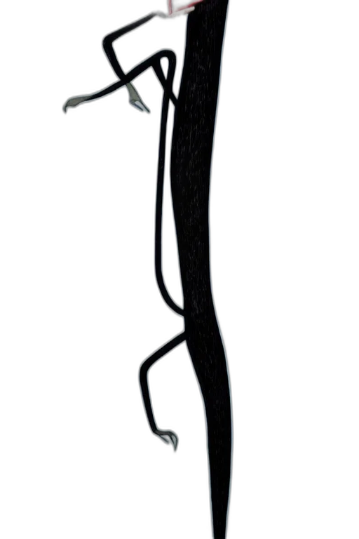 staff, creature, sword, hair, cartoon, concept art, comic book art, fantasy art transparent PNG cut-out