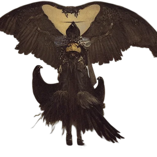 dragon, animal, mask, staff, concept art, fantasy art, dark, ancestral transparent PNG cut-out
