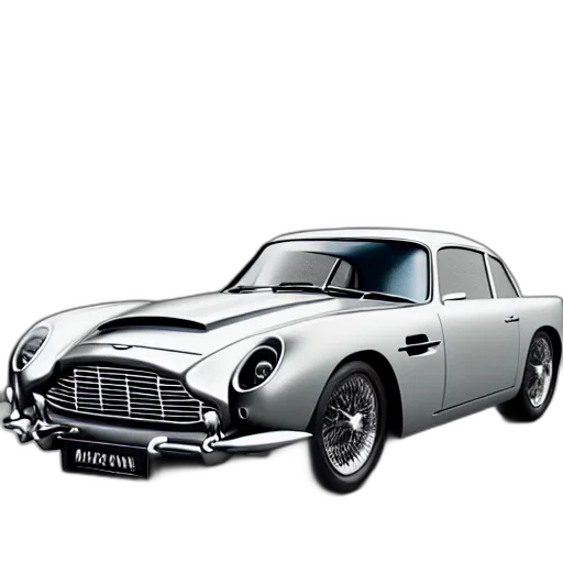 car, photorealistic, 3d render, retro transparent PNG cut-out