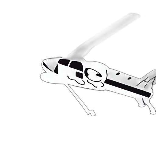 staff, weapon, cartoon, concept art, 3d render, flying, helicopter, dog transparent PNG cut-out