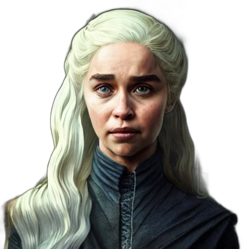 face, dragon, staff, dress transparent PNG cut-out