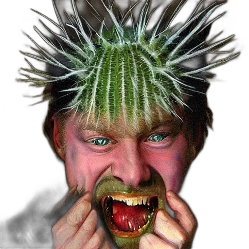creature, mask, hat, hair transparent PNG cut-out