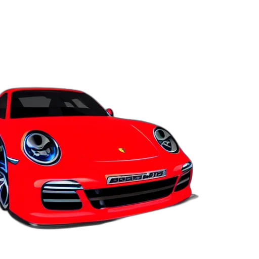 car, animal, 3d render, photorealistic transparent PNG cut-out
