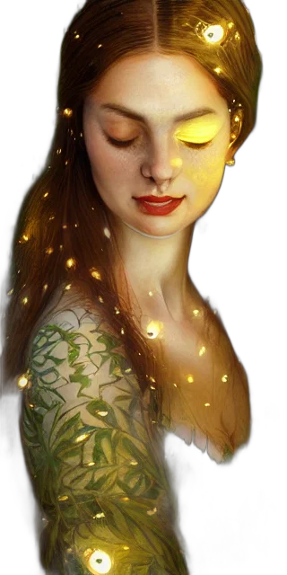 jewelry, crown, dress, face, fantasy art, photorealistic, oil painting, concept art transparent PNG cut-out