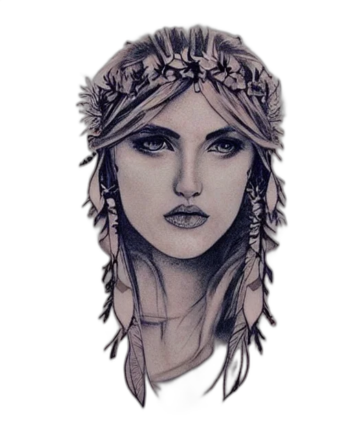 crown, jewelry, face, hat, fantasy art, watercolor, pencil sketch, photorealistic transparent PNG cut-out