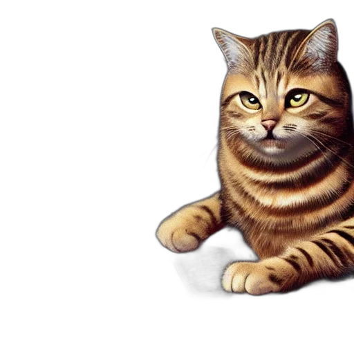 animal, creature, staff, photorealistic, pixel art, 3d render, oil painting, cat transparent PNG cut-out