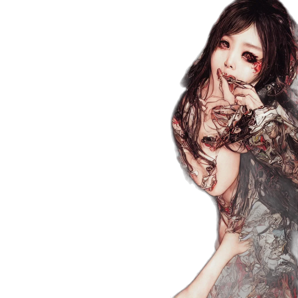 dress, photorealistic, fantasy art, dark transparent PNG cut-out