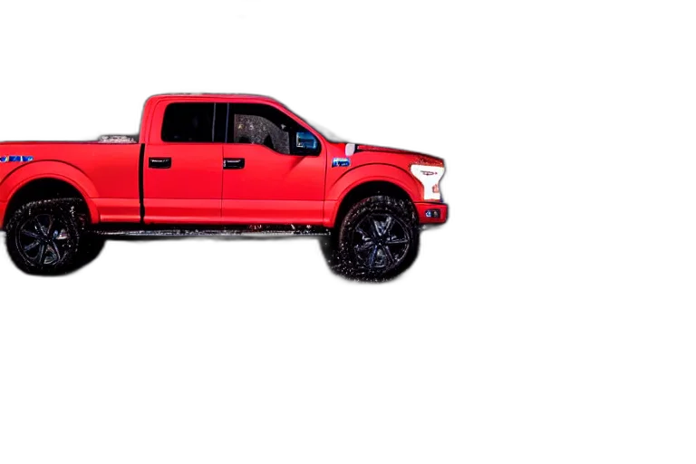 car, 3d render, photorealistic, ford transparent PNG cut-out