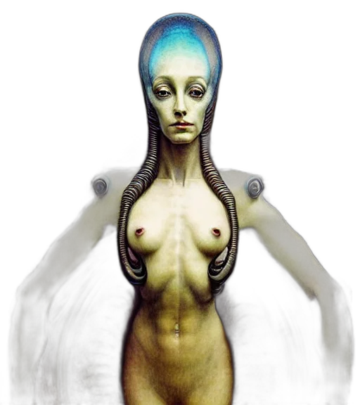 dress, creature, robot, jewelry, concept art, fantasy art, 3d render, pixel art transparent PNG cut-out