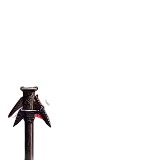 sword, weapon, staff, umbrella, concept art, 3d render, pixel art, fantasy art transparent PNG cut-out