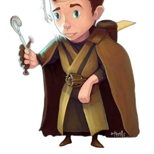 staff, sword, weapon, fantasy art, concept art, cartoon, comic book art, cute transparent PNG cut-out