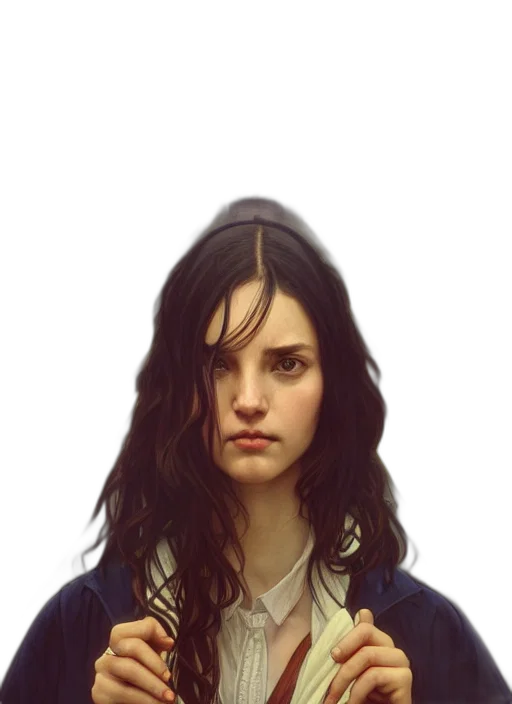 jacket, face, hair, crown, photorealistic, concept art, pixel art, comic book art transparent PNG cut-out