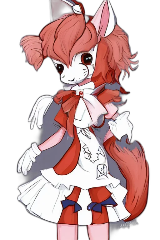 staff, dress, dragon, anime transparent PNG cut-out
