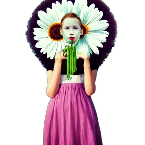 flower, dress, mask, umbrella transparent PNG cut-out