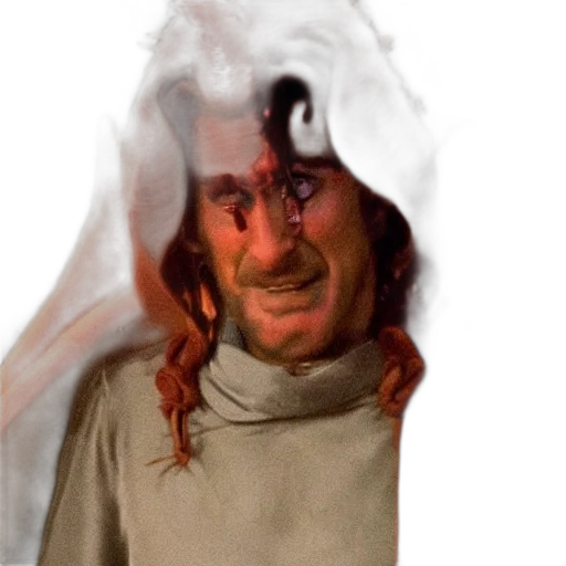 mask, face, hair, creature transparent PNG cut-out