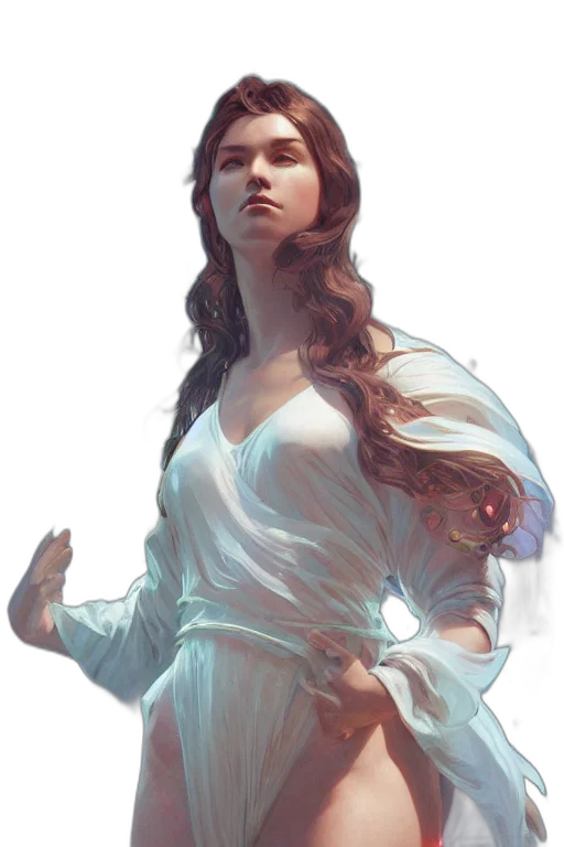 dress, face, crown, concept art transparent PNG cut-out