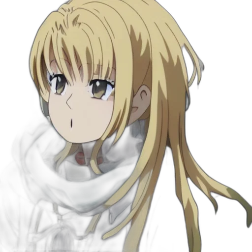 staff, face, dress, hair transparent PNG cut-out