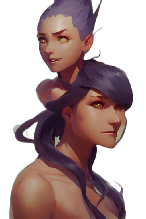face, crown, concept art, fantasy art transparent PNG cut-out