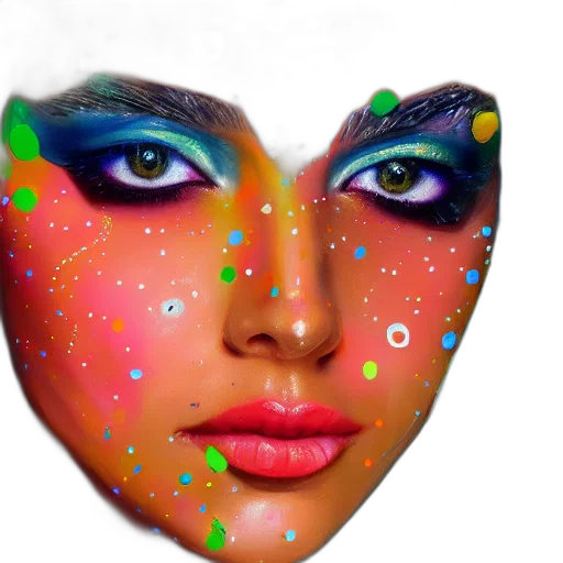 face, mask, photorealistic, fantasy art transparent PNG cut-out