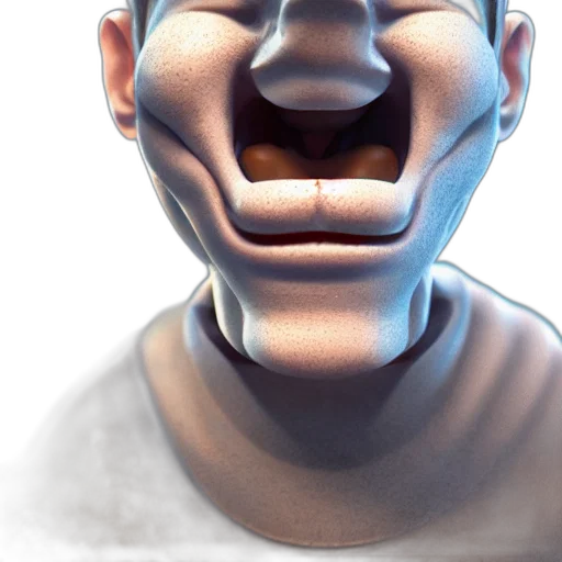 face, mask, creature, robot, 3d render, photorealistic, concept art, fantasy art transparent PNG cut-out