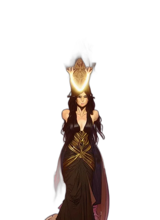 crown, dress, staff, jewelry transparent PNG cut-out