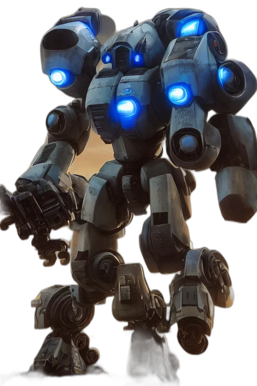 robot, weapon, staff, concept art transparent PNG cut-out