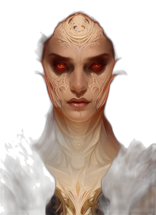 face, mask, creature, dragon, fantasy art, concept art, comic book art, photorealistic transparent PNG cut-out
