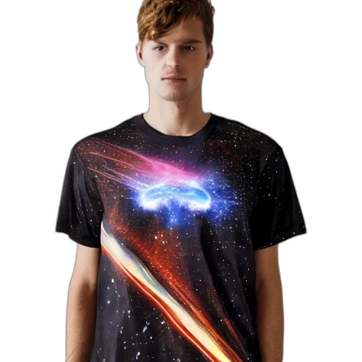 staff, jacket, cyberpunk, concept art, vaporwave, fantasy art, outer space, photo transparent PNG cut-out