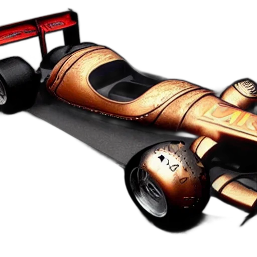 car, concept art, 3d render, photorealistic, cartoon, steampunk, formula, one transparent PNG cut-out