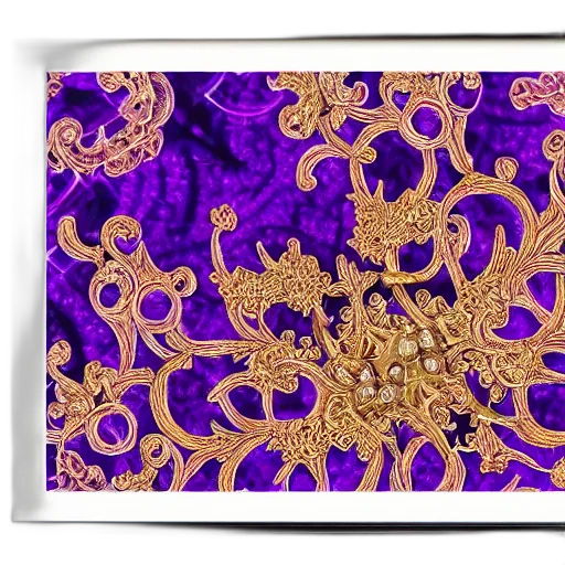 jewelry, crown, flower, umbrella, golden, princess, amethyst, gorgeous transparent PNG cut-out