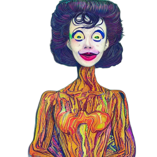 dress, creature, face, mask transparent PNG cut-out