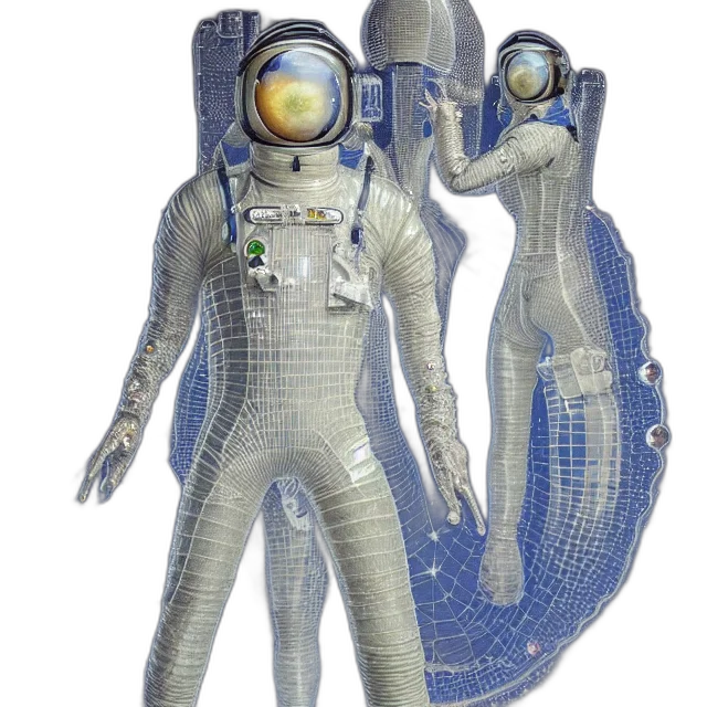 robot, mask, jacket, jewelry transparent PNG cut-out