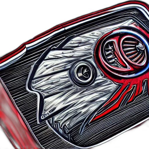 mask, car, face, shoes, photorealistic, concept art, 3d render, comic book art transparent PNG cut-out