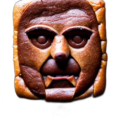 face, mask, food, creature, photorealistic, 3d render, epic, professional transparent PNG cut-out
