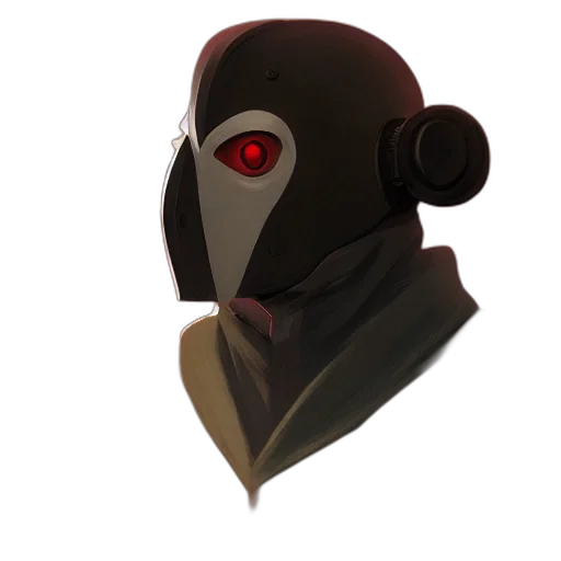 mask, robot, face, staff transparent PNG cut-out