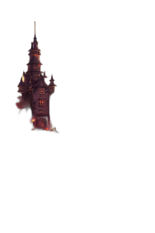 building, staff, weapon, crown transparent PNG cut-out