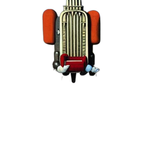 robot, car, staff, jacket transparent PNG cut-out